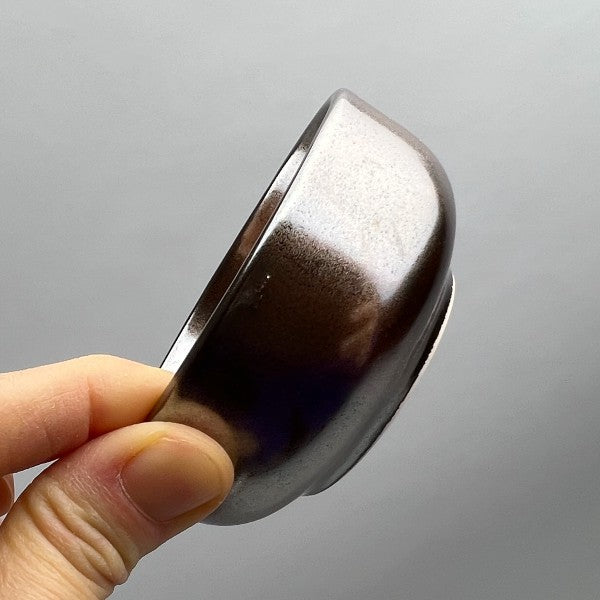 Akagin Reddish metallic silver tiny Japanese bowl restaurant supply bowery discount sale OSARA New York