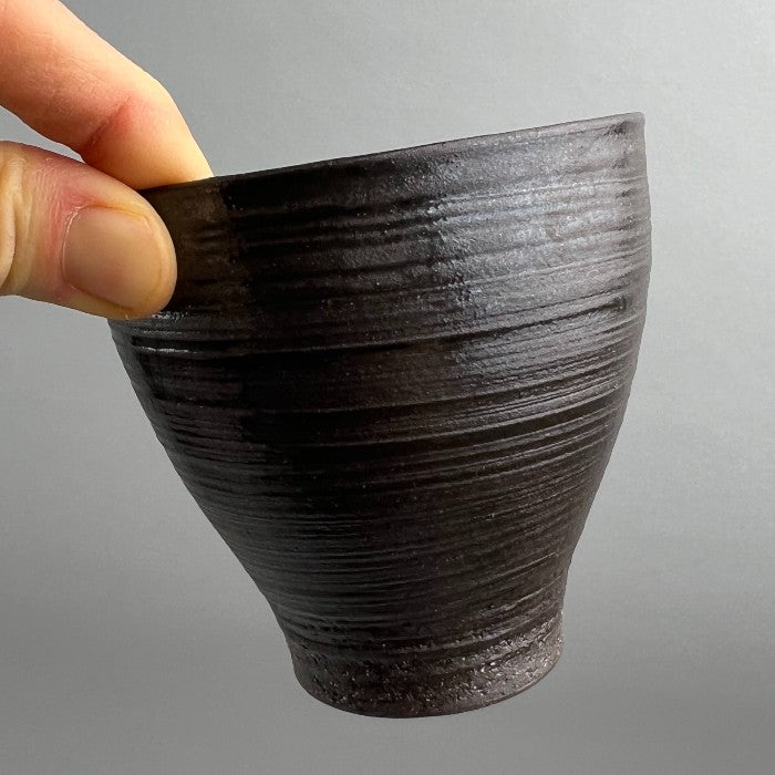 Gin Hamon Matte Black Japanese Tea cups Restaurant Supply Bowery Discount Sale OSARA New York