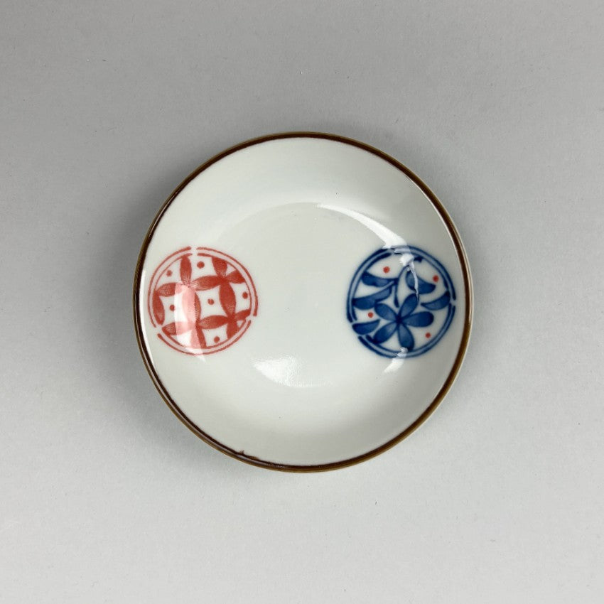 Hana Mari Japanese traditional motif Small Appetizer Sauce Plate Restaurant Supply Bowery Discount Sale OSARA New York