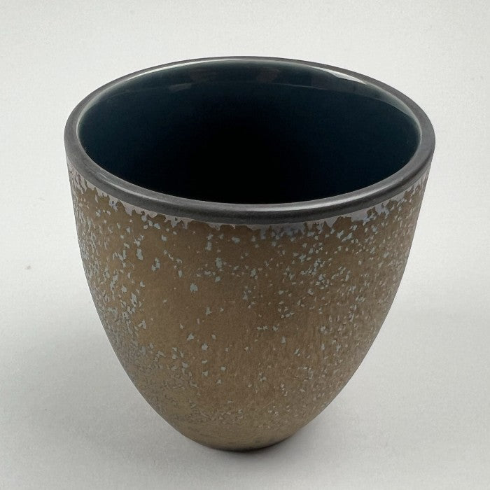 Kin Kessho Japanese Yunomi Teacup Matte Copper Metallic Glaze Restaurant Supply Bowery Discount Sale OSARA New York