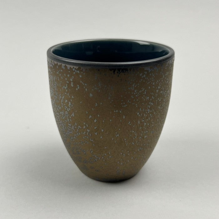 Kin Kessho Japanese Yunomi Teacup Matte Copper Metallic Glaze Restaurant Supply Bowery Discount Sale OSARA New York