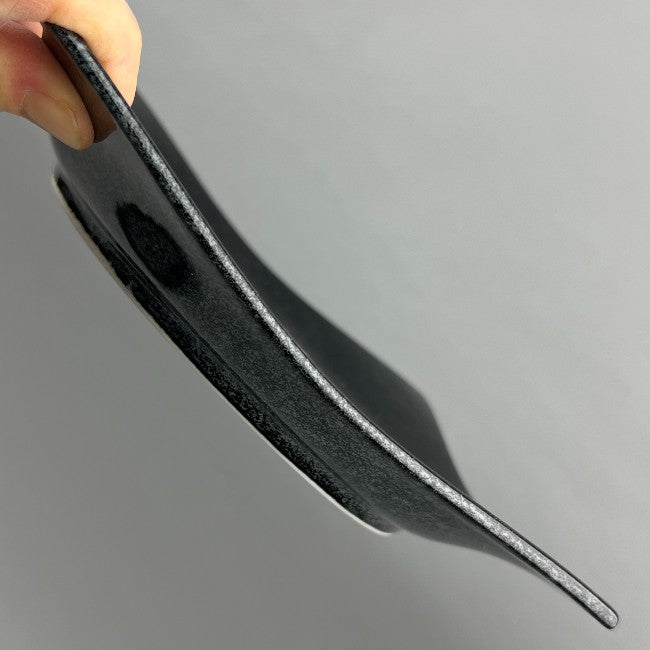 Kizami Luster Black Square Dinner Appetizer Japanese Plate Restaurant Supply Bowery Discount Sale OSARA New York