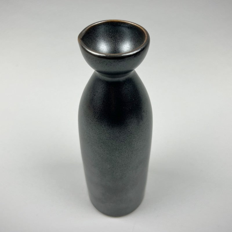 Made in Japan Ibushi Gin Sake tokkuri carafe bottle cup Gunmetal Shiny Black Restaurant Supply Bowery Discount Sale OSARA New York