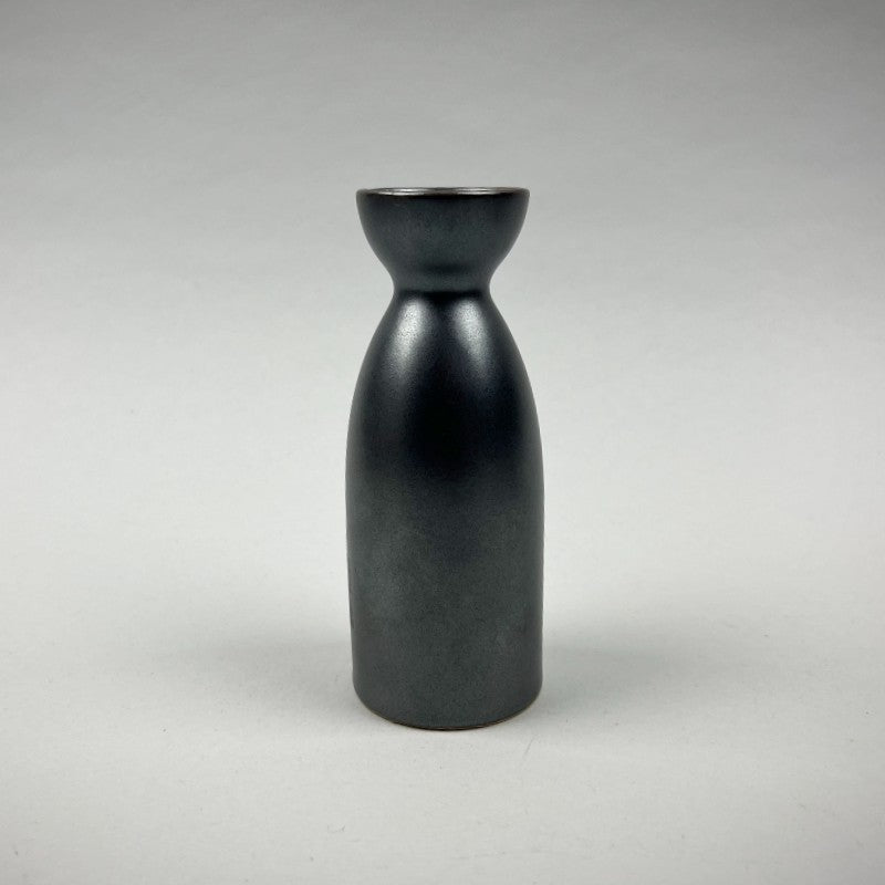 Made in Japan Ibushi Gin Sake tokkuri carafe bottle cup Gunmetal Shiny Black Restaurant Supply Bowery Discount Sale OSARA New York