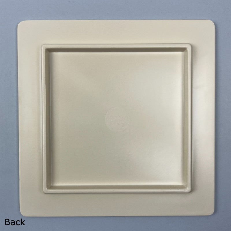 Melamine Mokume Wood Like Square Flat Platter Plate Restaurant Supply Bowery Discount Sale OSARA New York