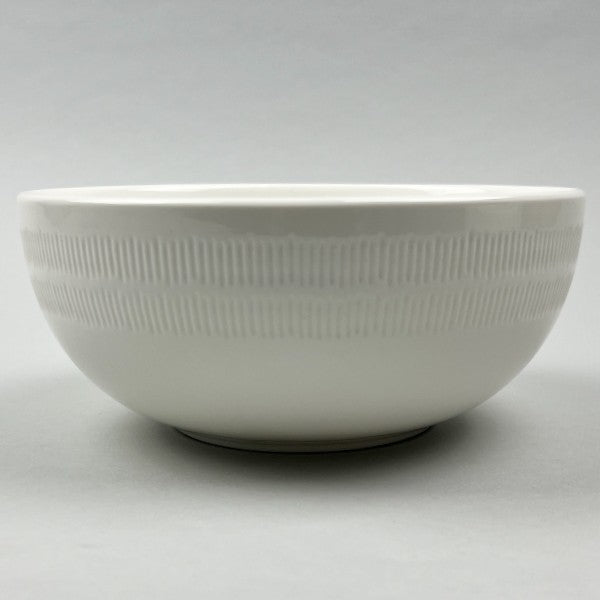 SOU White Striped Ramen Salad Soup Bowl Restaurant Supply Bowery Discount Sale OSARA New York