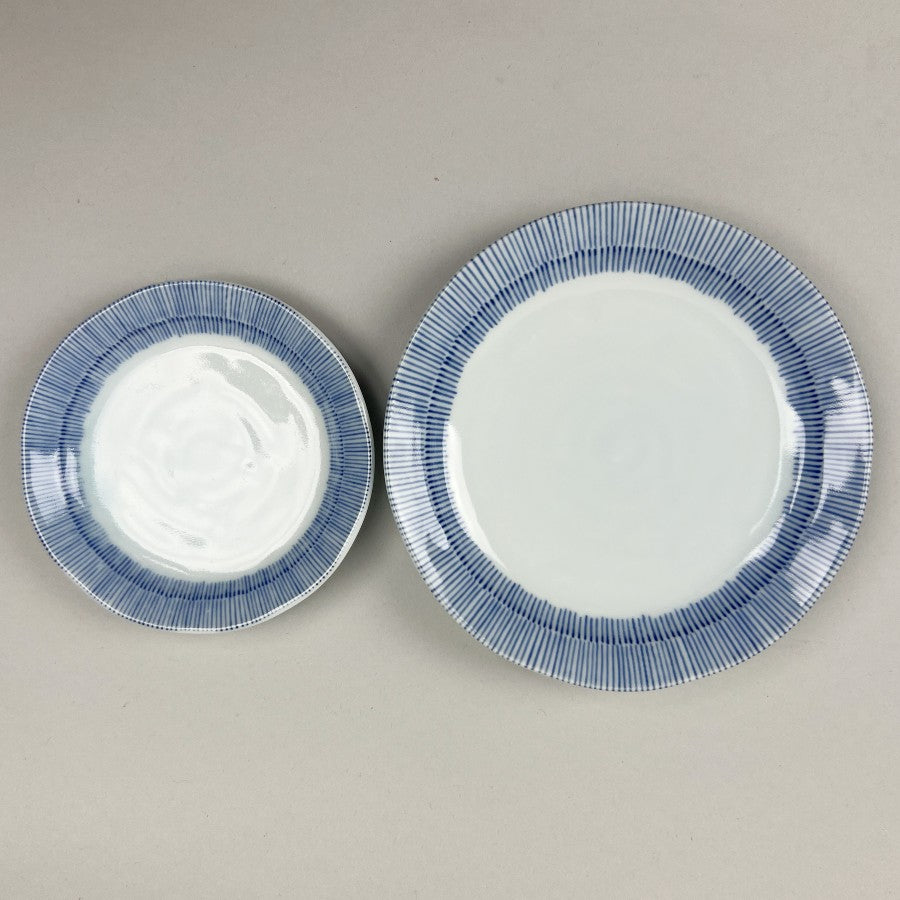 Sensai Japanese blue stripes appetizer sauce dishes restaurant supply bowery discount sale OSARA New York