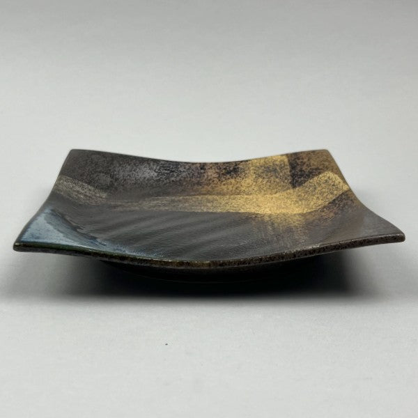 Shin Nishiki Square Deep Japanese Black Blue Beige Plates Restaurant Supply Bowery Discount Sale OSARA New York