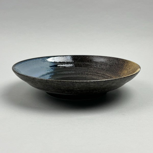 Shin Nishiki Coupe Shallow Bowl Deep Curry-Rice Plate 9"dia, Made in Japan