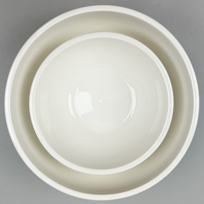 Spruce White Ramen Salad Soup Bowls in 2 sizes, 6.25" dia.(18 oz) and 8" dia.(46 oz)