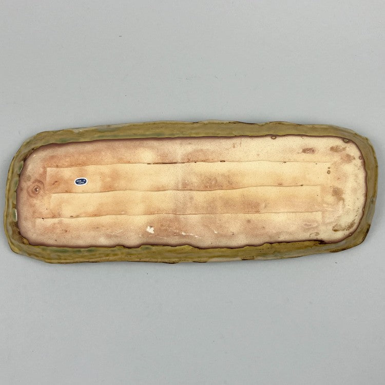 Suna Budou Unique Rectangle Long Plate 12.2", Made in Japan