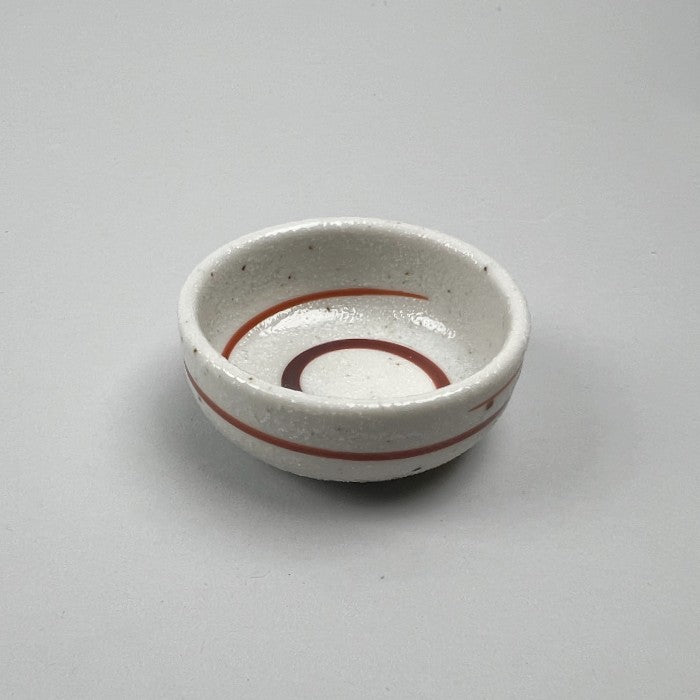 Uzumaki Mini Bowl, Sauce Dish, 2.6" dia, 1.8 oz, Matte White & Luster Green, Made in Japan