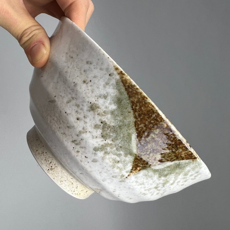 Yukidoke Japanese textured White Ramen Soba Udon Don Ceramic Bowl Restaurant Supply Bowery Discount Sale OSARA New York