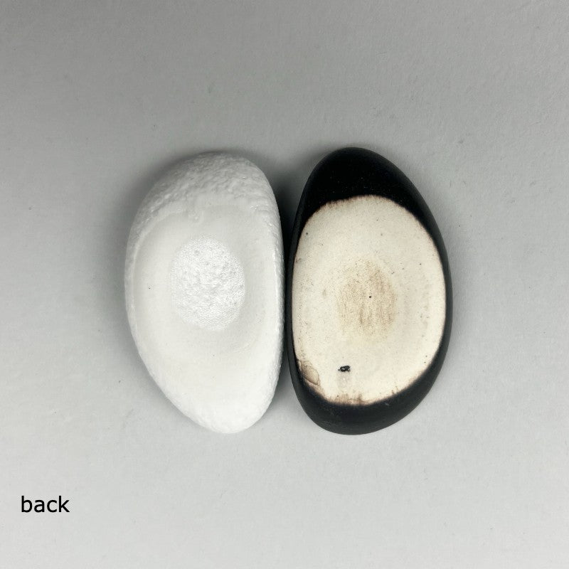 Zen Matte Black Matte White Large Chopstick Rest Japanese Restaurant Supply Bowery Discount Sale OSARA New York both back