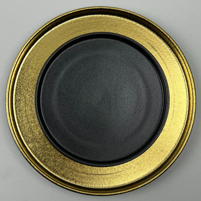 Zen Matte Black Upright Standing Rim Walled Plate Raized Edge Japanese Style Dinner Plate Appetizer Plate Restaurant Supply Bowery Discount Sale OSARA New York_three_size