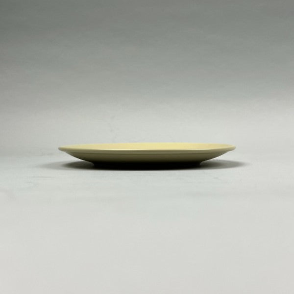 Bowery Matte Neutral Round Plates, 4 sizes (6.25", 8.25", 9.25", 10.25" dia.), 4 colors (gray, taupe, pistachio, and gradient peach)