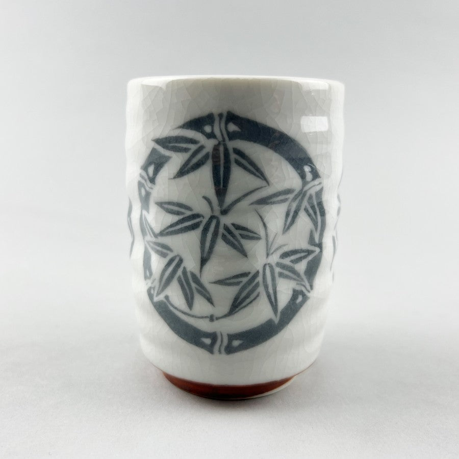 Chikkubai Yunomi White hibi gray Japanese teacups bamboo flowers Restaurant Supply Bowery Discount Sale OSARA New York