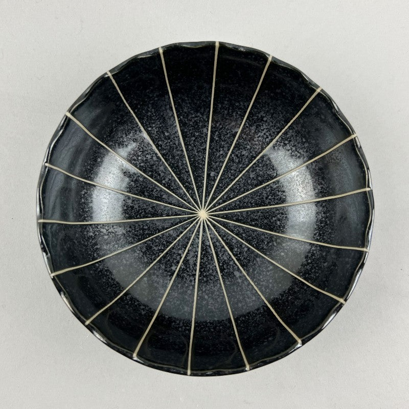 hasu no ha matte black Japanese shallow dinner appetizer bowl omakase restaurant supply bowery discount sale osara new york