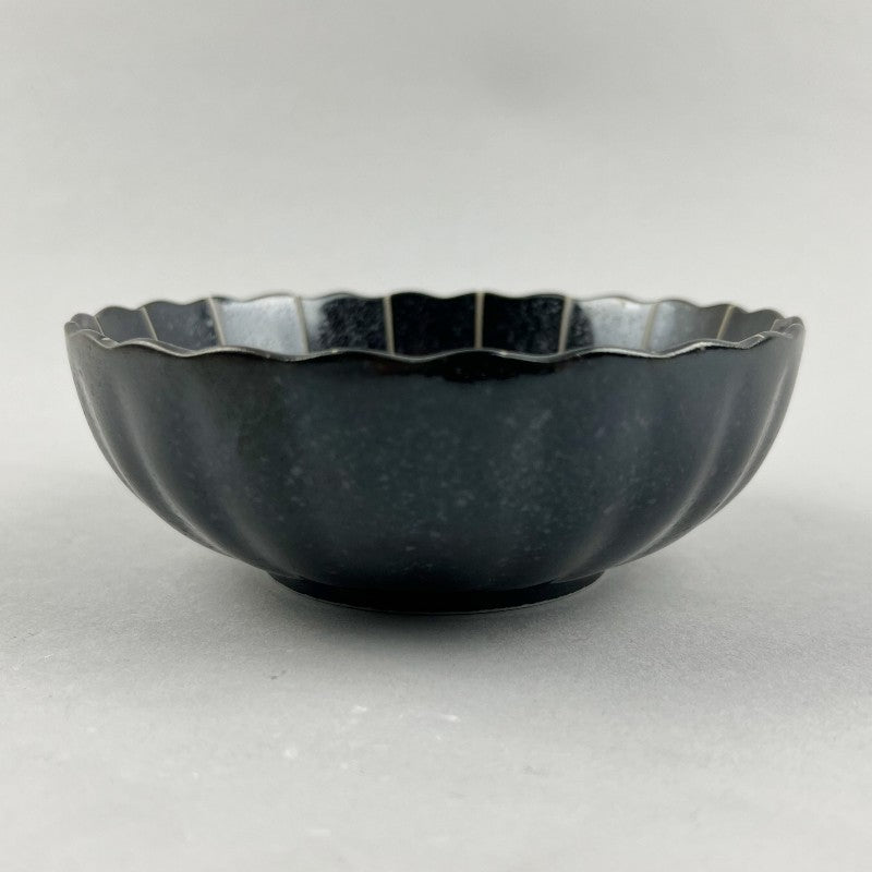 hasu no ha matte black Japanese shallow dinner appetizer bowl omakase restaurant supply bowery discount sale osara new york