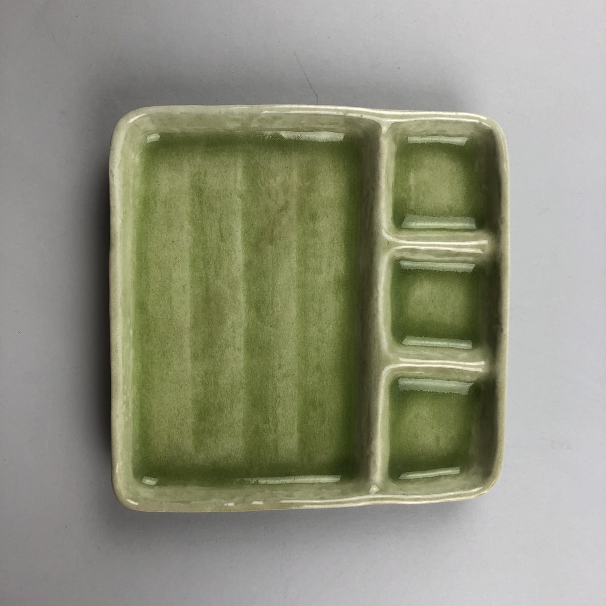 Restaurant Equipment Supply Discount Manhattan OSARA New York 纽约 뉴욕 레스토랑 Japanese Ceramics 和食器 日本 日式厨具 Square place with three section sause/seasoning Sashimi
