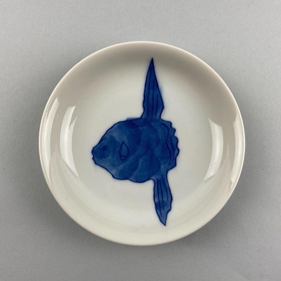 Mambou Sunfish Kozara Small - Medium Round Plate, 4 3/4