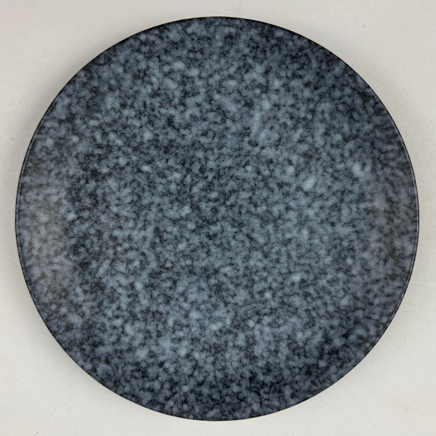 Melange Matte blue navy gray black round dinner plate appetizer plate share plate Chefs store restaurant supply Bowery discount sale New York 10 strawberry street Biseki
