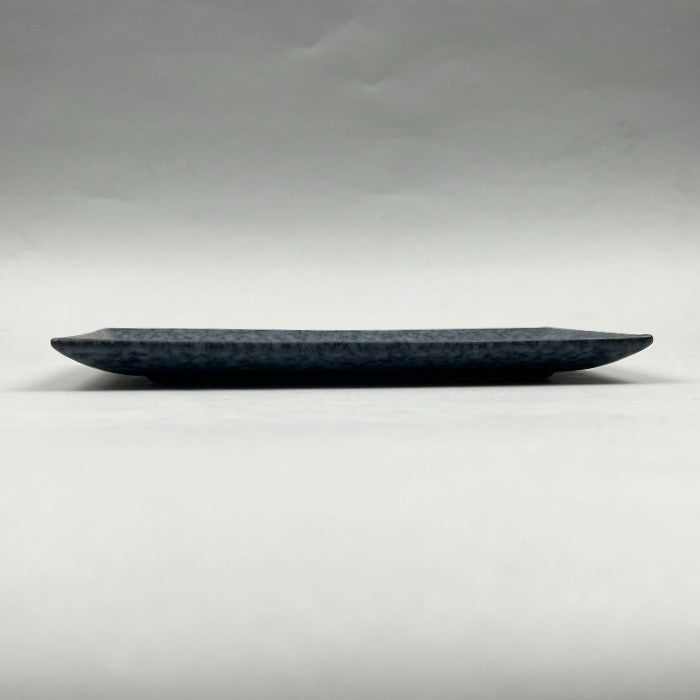 Melange matte dusty blue navy gray black rounded rectangle plateJapanese chefs store Restaurant Supply dinnerware store sale discount Bowery New York event catering10 strawberry street Biseki