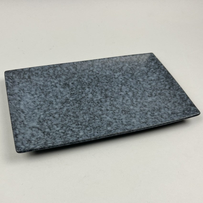 Melange matte dusty blue navy gray black rounded rectangle plateJapanese chefs store Restaurant Supply dinnerware store sale discount Bowery New York event catering10 strawberry street Biseki