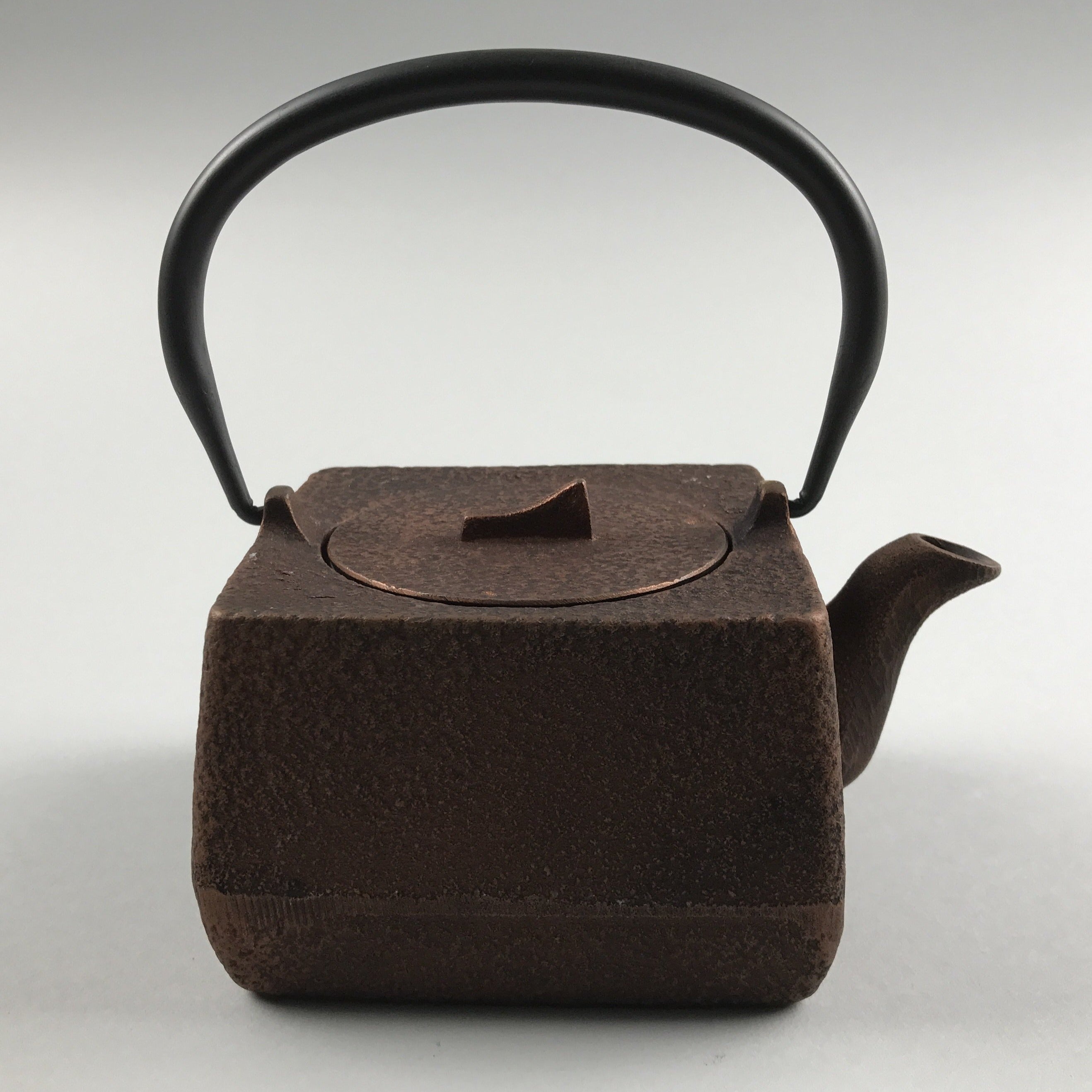 Nanbu Square Cast Iron Copper Teapot 16 oz, Made in Japan