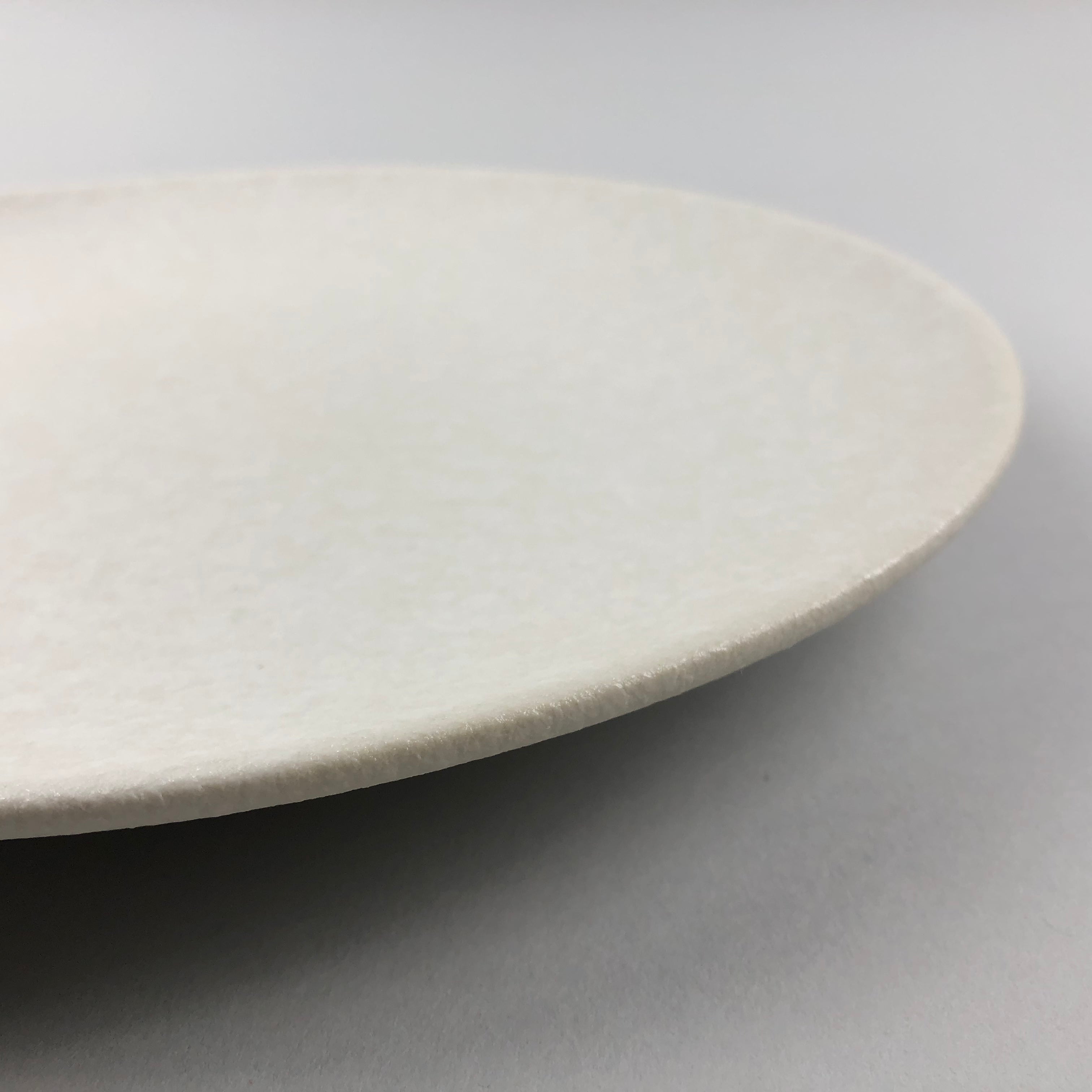 Zen White Round Plate, 8" dia., 9"dia., and 10" dia.