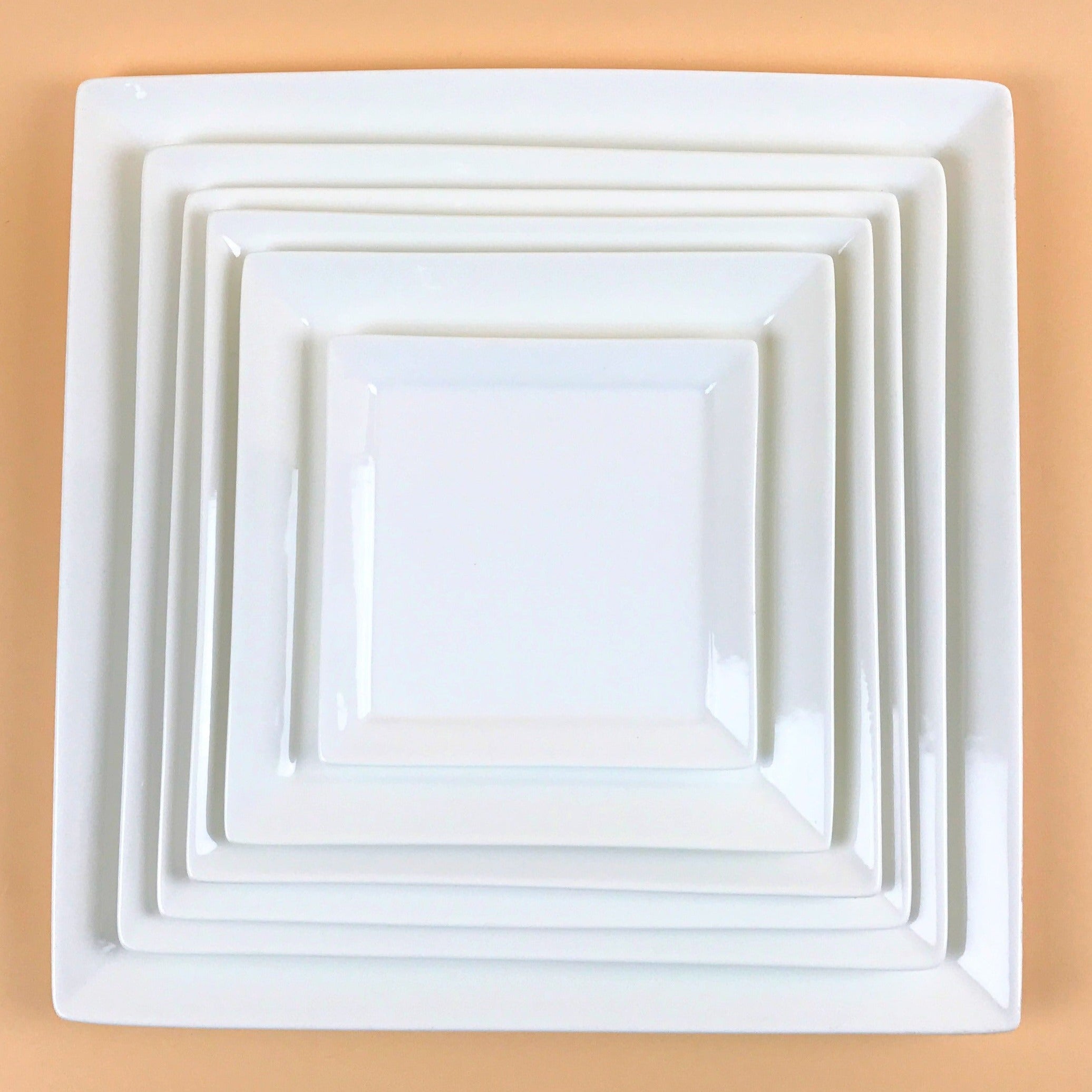 Bedford Square Plates in 6 sizes 5 1 4