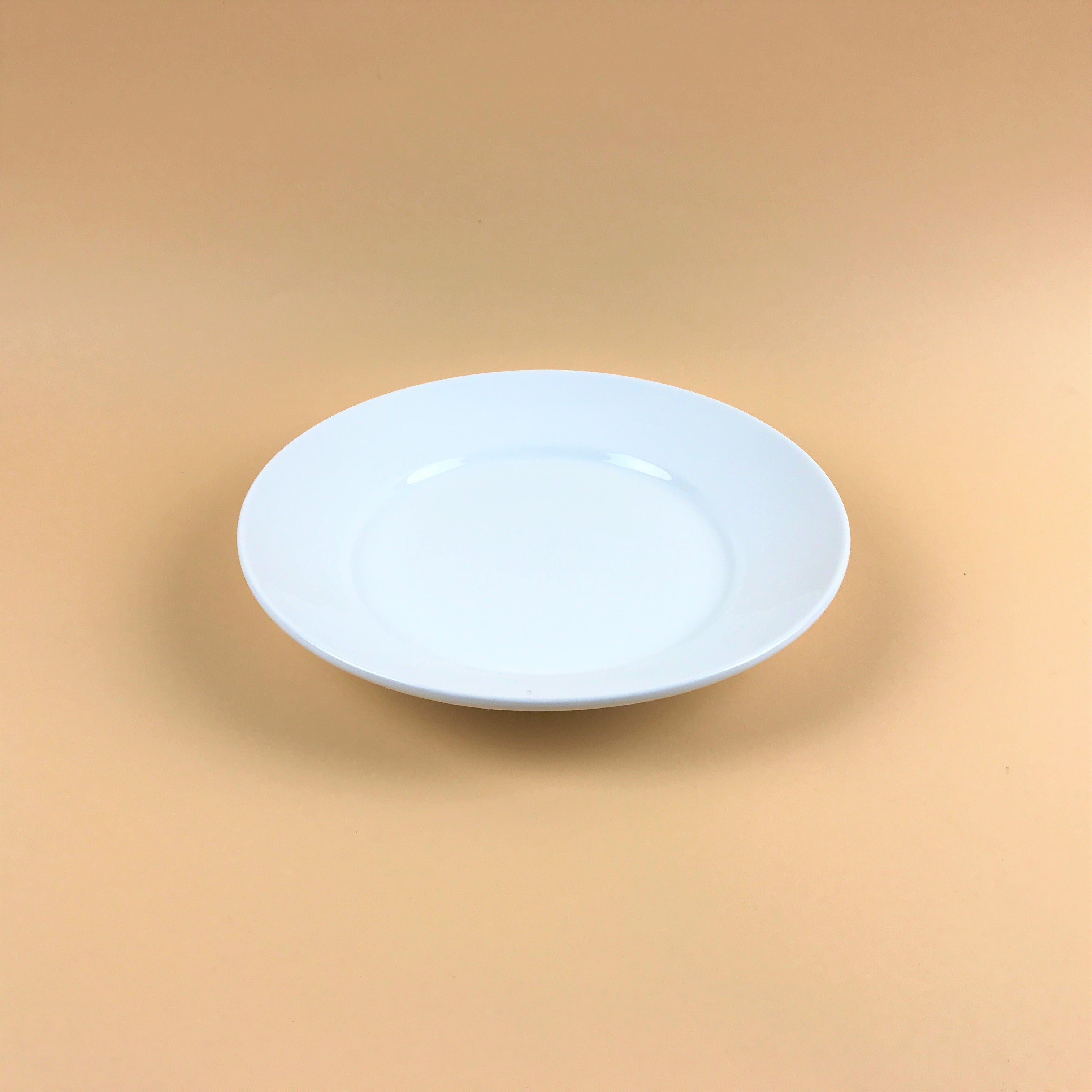 Eldridge Round Plate with angled rim 11" dia.