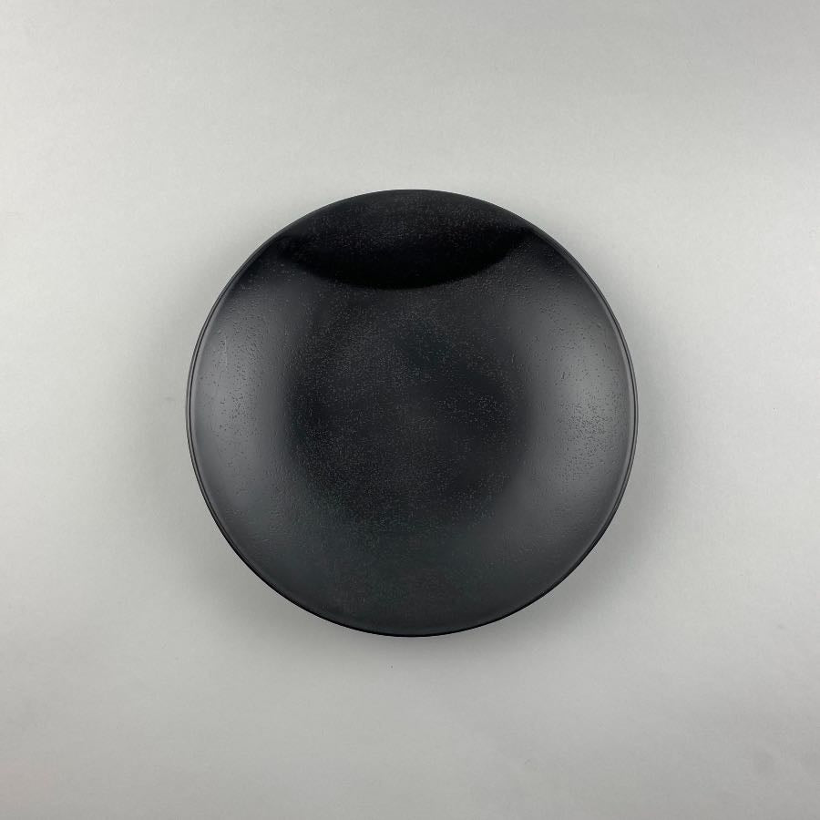 Tohuku Matte White and Black Melamine Plate with Handle Restaurant Supply Bowery Discount Sale OSARA New York