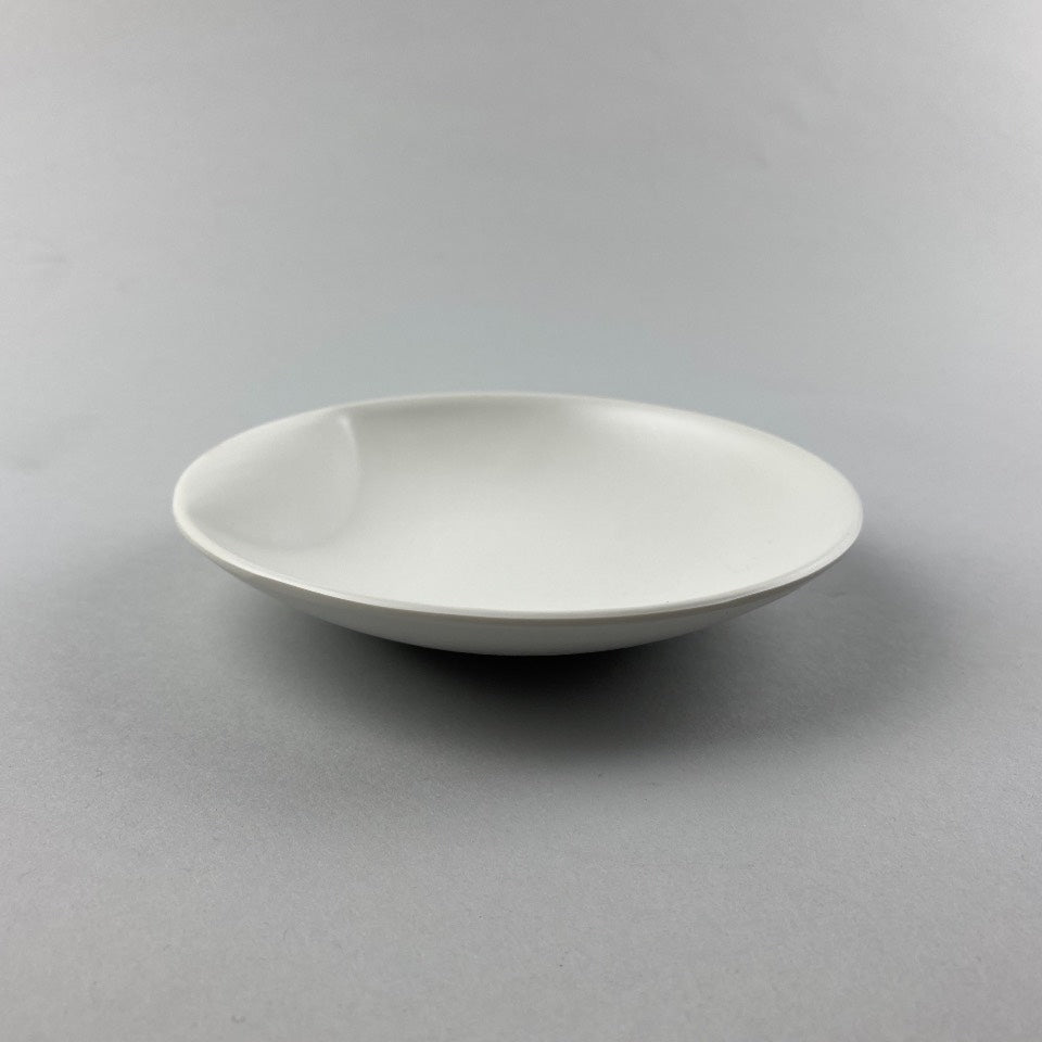 Tohuku Matte White and Black Melamine Plate with Handle Restaurant Supply Bowery Discount Sale OSARA New York