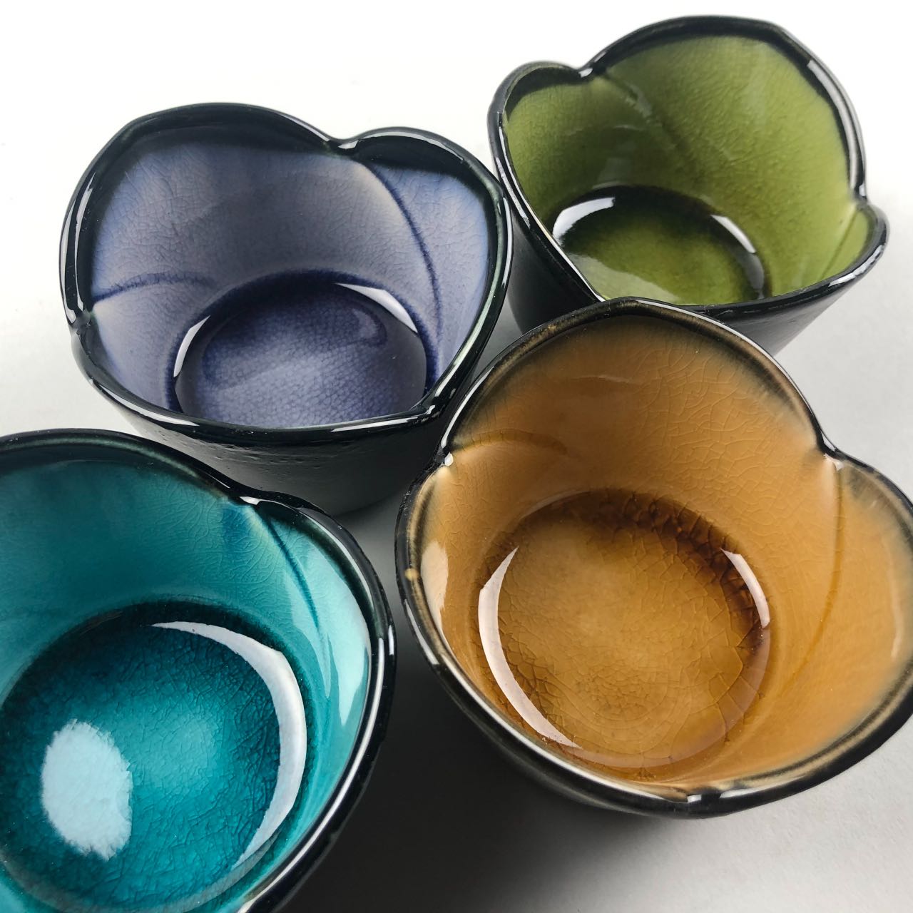 Tulip shaped Purple Kobachi Small Bowl Japanese Restaurant Supply Bowery Discount Sale OSARA New York