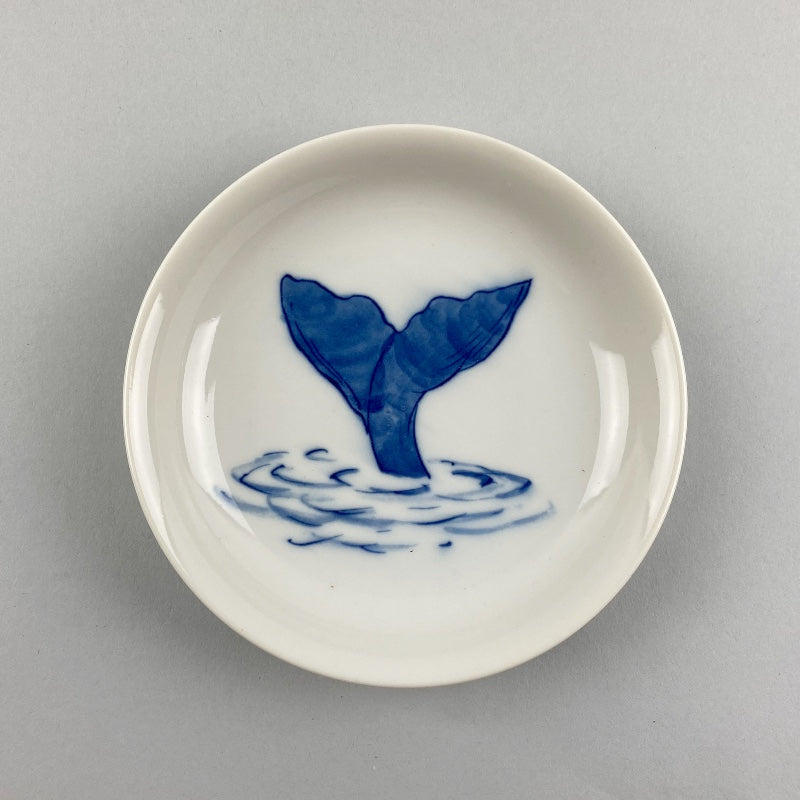 Whale Fin Kozara Small - Medium Round Plate, 4 3/4" dia.