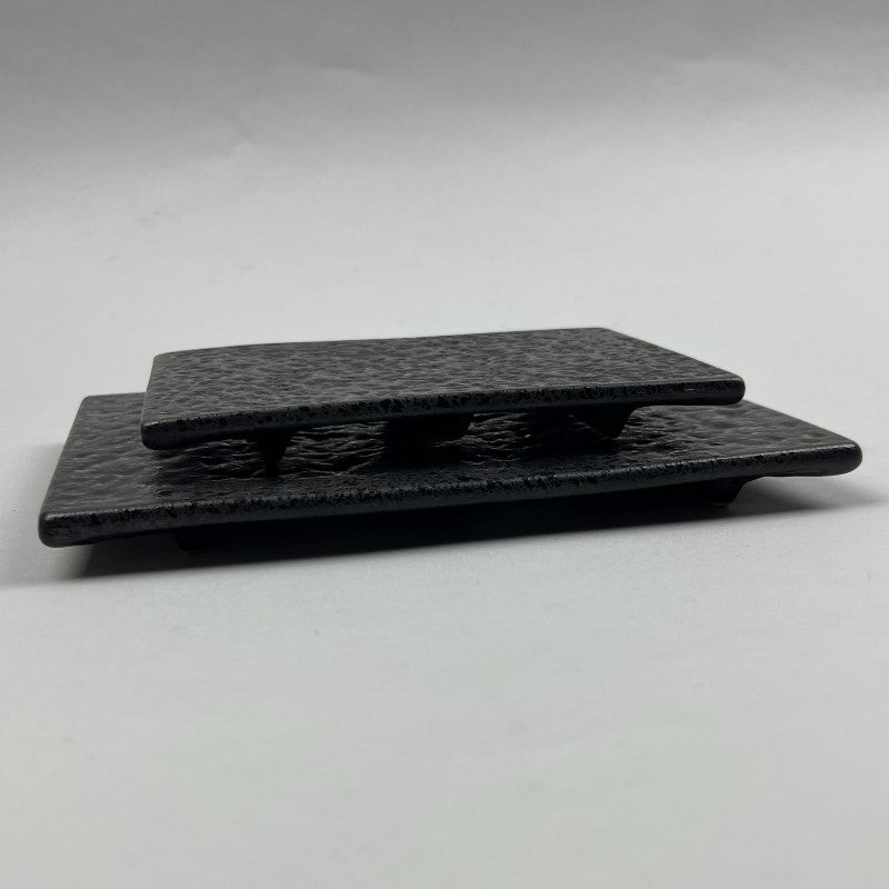 Yogan sushi geta omakase matte black flat rectangle plate Japanese chefs store Restaurant Supply dinnerware store sale discount Bowery New York