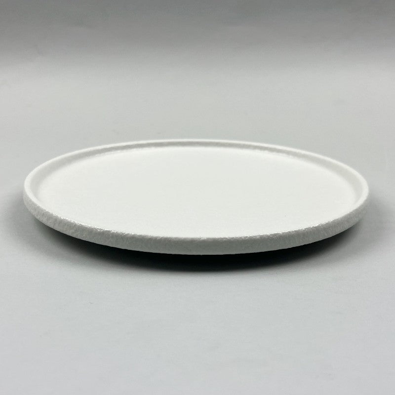 Restaurant Equipment Supply Discount Manhattan OSARA New York 纽约 뉴욕 레스토랑 日式厨具 Matte Washi White textured glaze upright rim dinner round plate