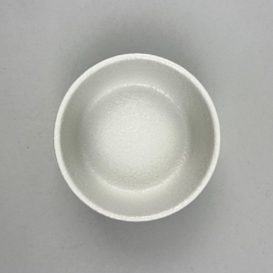 Zen textured matte white stackable cylindrical small bowls appetizer soup dessert chefs store restaurant supply Bowery discount sale New York
