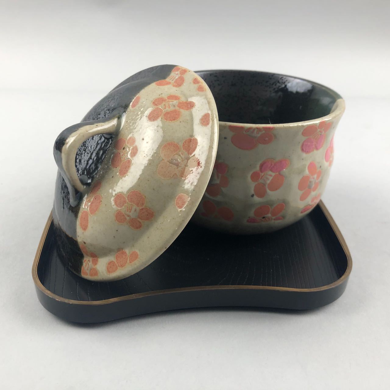 Japanese Unique Soup Dishes with Lid and Tray Restaurant Supply Sale Discount OSARA New York