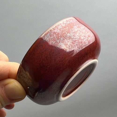 Japanese Luster Red Mini Bowl, sauce & seasoning dish 2.6