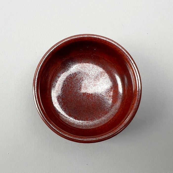 Japanese Luster Red Mini Bowl, sauce & seasoning dish 2.6