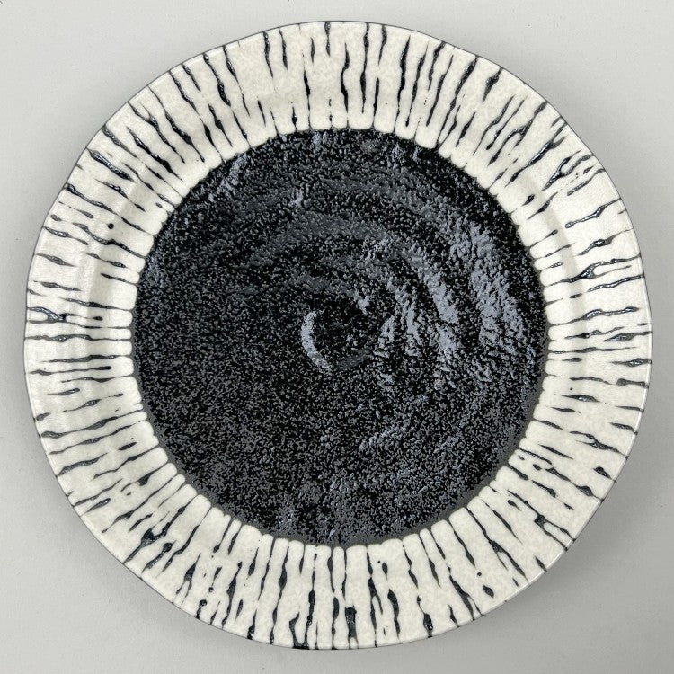 Gomashio Flared Deep Dinner Plates in two sizes 9.25" dia. and 10.25" dia. Made in Japan