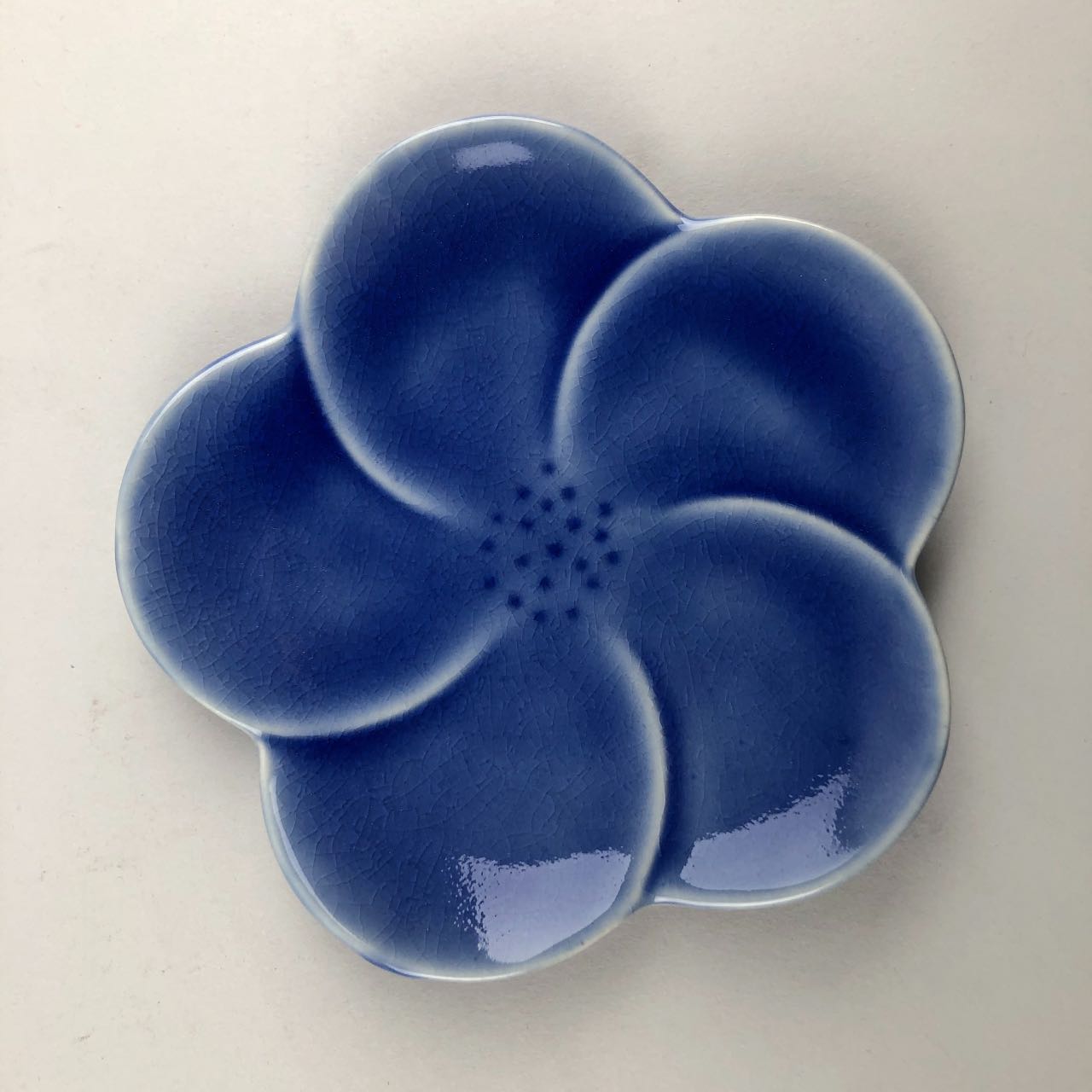 Blue Plum Flower-Shaped Kozara Japanese Small Plate Restaurant Supply Bowery Sale Discount OSARA New York