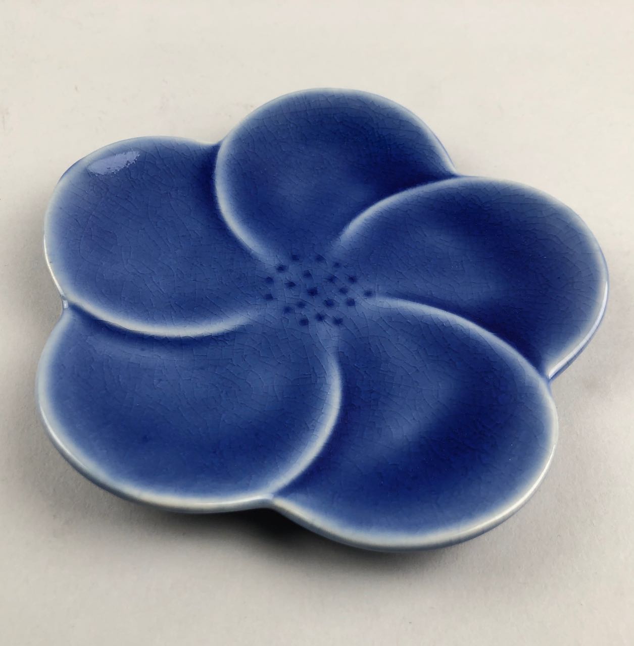 Blue Plum Flower-Shaped Kozara Japanese Small Plate Restaurant Supply Bowery Discount Sale OSARA New York