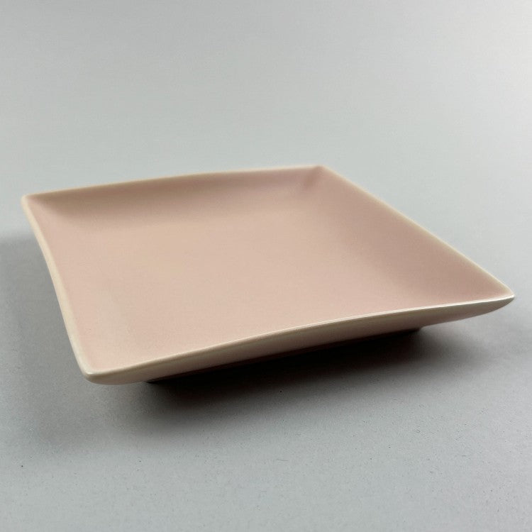 Bowery Matte pink gradient peach share plate square dish unique durable dinnerware Restaurant Equipment Supply Discount Manhattan OSARA New York 纽约 뉴욕 레스토랑 日式厨具 Beige Matte Dish
