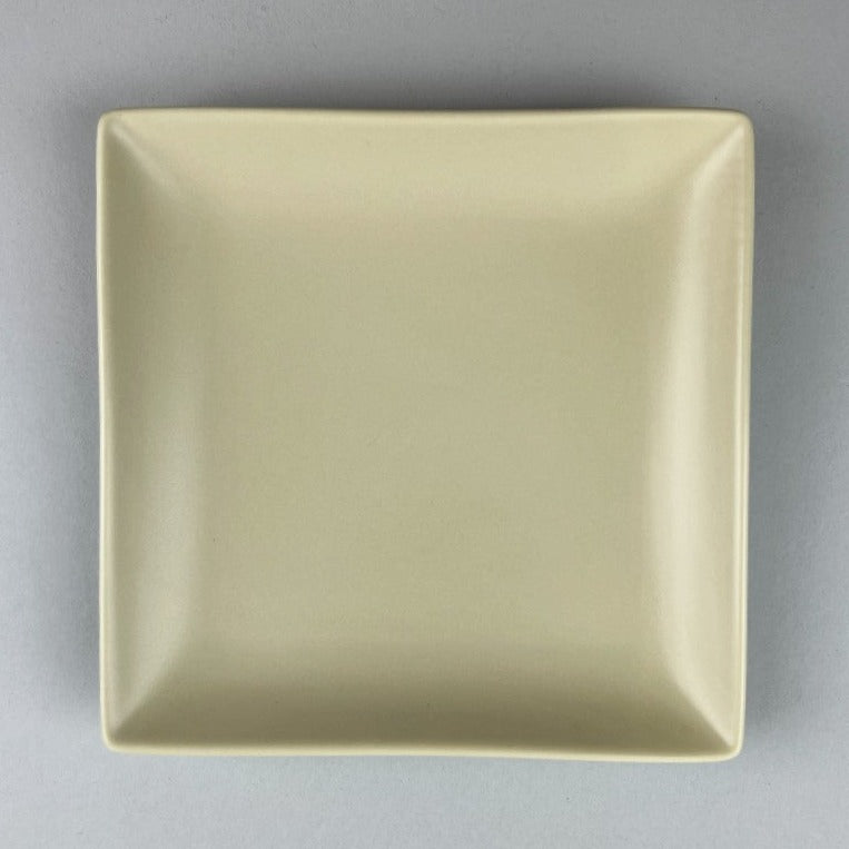 Bowery Matte beige pistachio share plate square dish unique durable dinnerware Restaurant Equipment Supply Discount Manhattan OSARA New York 纽约 뉴욕 레스토랑 日式厨具 Beige Matte Dish