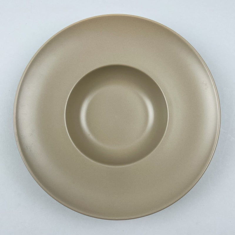 Bowery Matte Neutral hat plate pasta dish beige brown gray chefs store restaurant supply sale discount Manhattan nyc