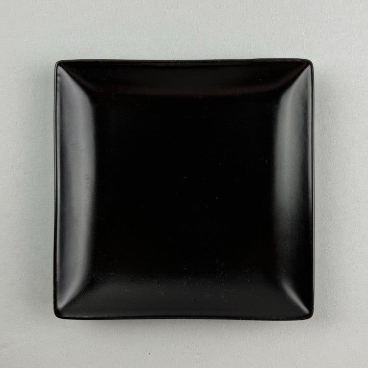 Square tray plate matte black appetizer bread and butter 밑반찬 tapas plate restaurant supply bowery sale discount