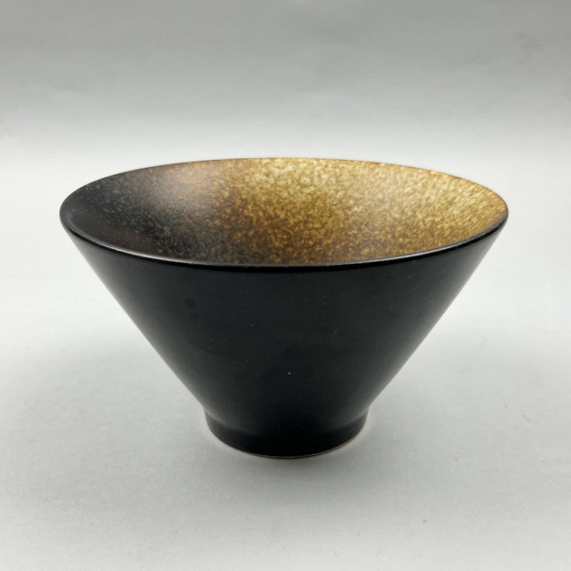 Ginga tall large ramen bowl semi matte dark brown beige Japanese chefs store restaurant supply Bowery discount sale OSASRA New York 10 strawberry street Nagoya